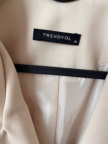 m Beden camel Renk Bej Rengi Oversize Blazer Ceket
