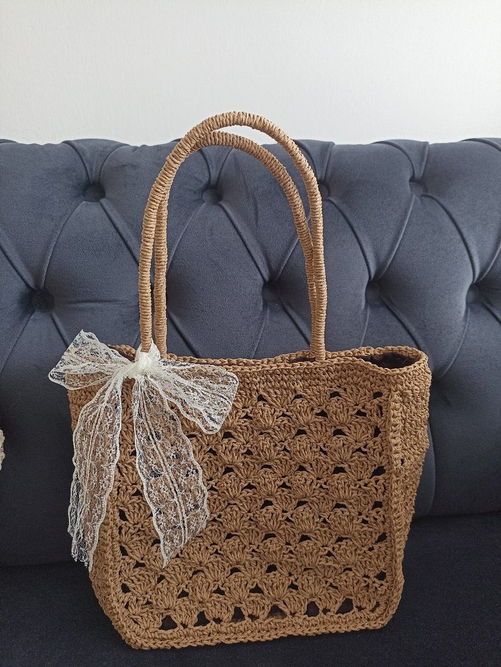 Pinterest Örgü Kadın Çanta - Görsel 2