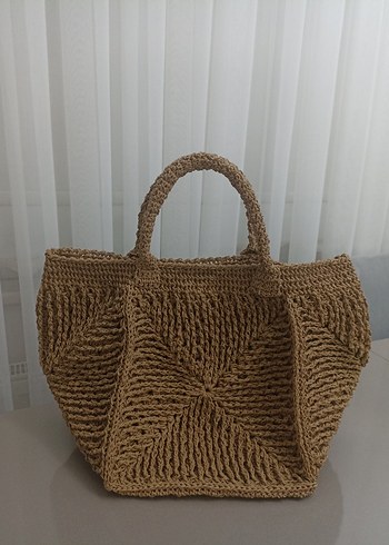 Mozaik model Örgü Kadın Çanta - Görsel 2