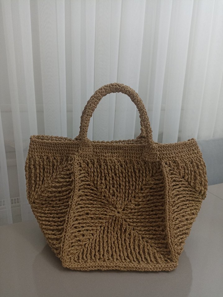 Mozaik model Örgü Kadın Çanta - Görsel 2