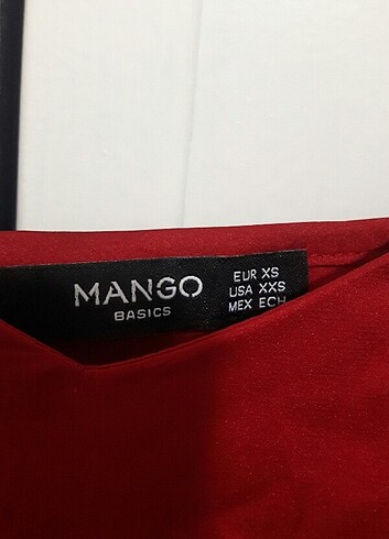xs Beden Mango.....saten bluz