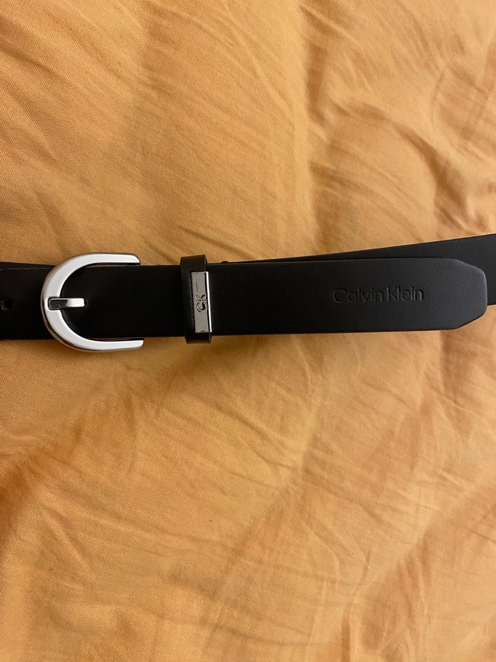 Calvin klein Siyah Deri Kadın Kemer 85cm - Görsel 2