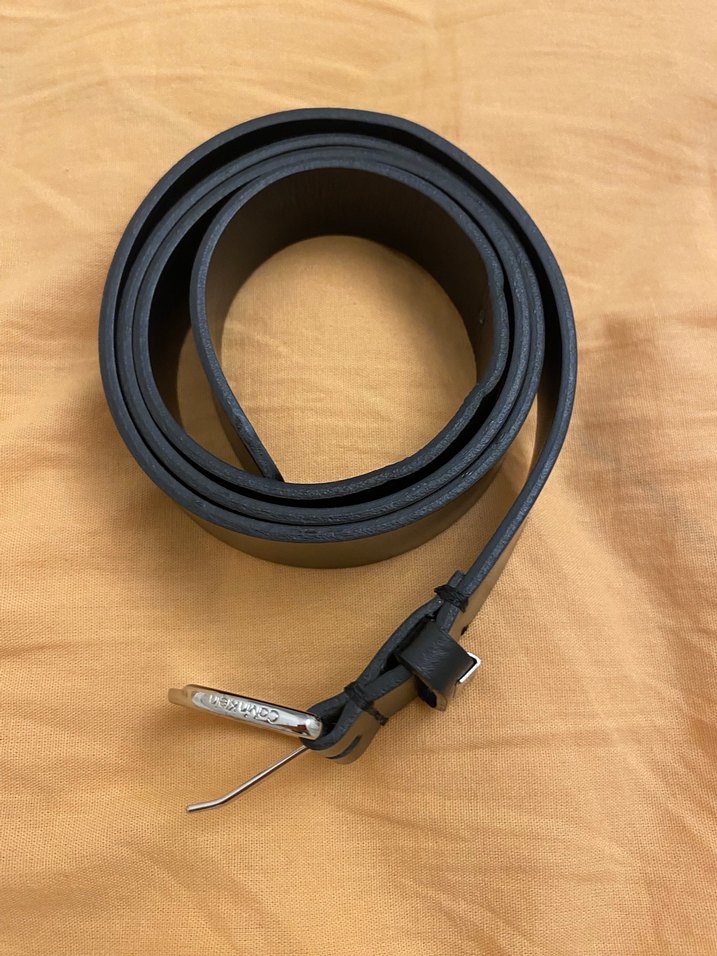 Calvin klein Siyah Deri Kadın Kemer 85cm - Görsel 3