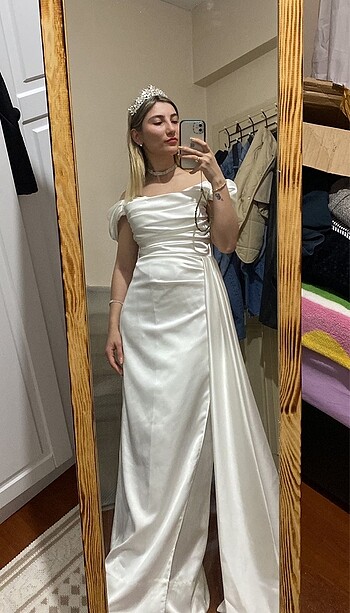 s Beden beyaz Renk Nışan elbisesi Nikah elbisesi