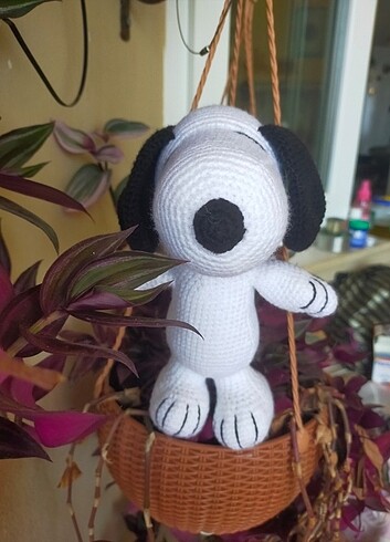 Snoopy Amigurumi oyuncak