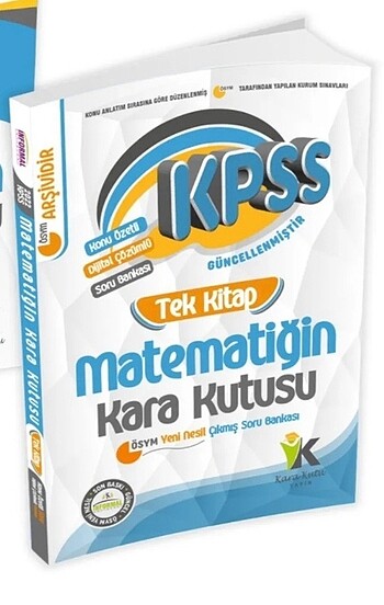 KPSS matematiğin kara kutusu ösym çıkmış sorular .