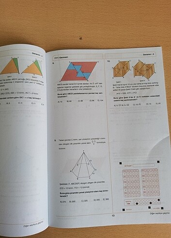10 lu geometri denemesi