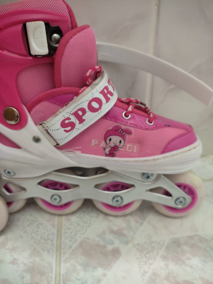 Pembe kız çocuk pateni - Görsel 4