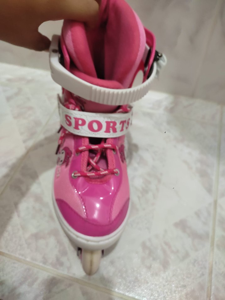 Pembe kız çocuk pateni - Görsel 3