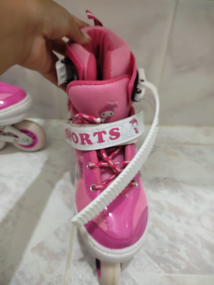 Pembe kız çocuk pateni - Görsel 2