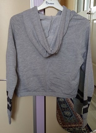 Diğer Gri kapşonlu sweat