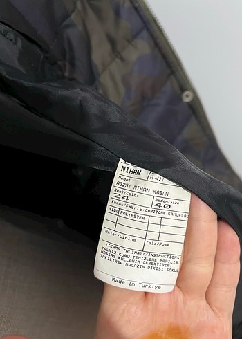 Kürk Detaylı kadın mont NİHAN - Görsel 9