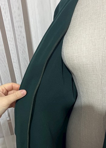 Kadın Yeşil Uzun üst giyim - Görsel 5