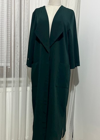 Kadın Yeşil Uzun üst giyim - Görsel 2