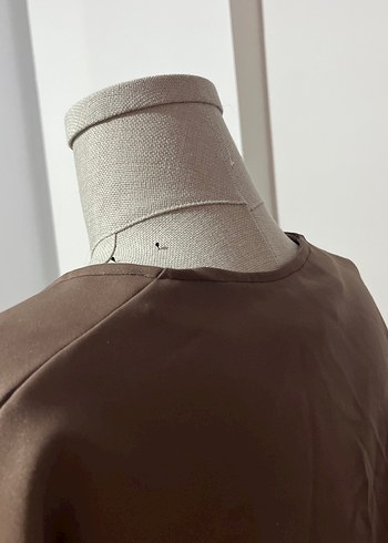 Bej Midi Düğmeli üst - Görsel 5