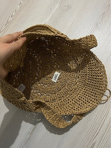 Beden kahverengi Renk Hasır çanta pull and bear
