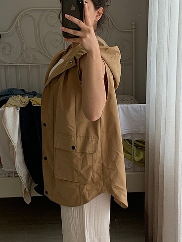 Diğer Hewes Oversize Uzun Yelek