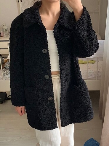 Zara Zara Siyah Uzun Kaban