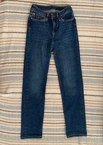Kadın Mavi Denim Pantolon