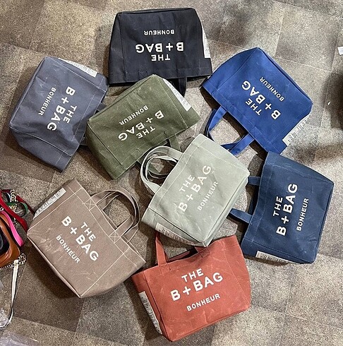 The B+ Bonheur - Canvas tote