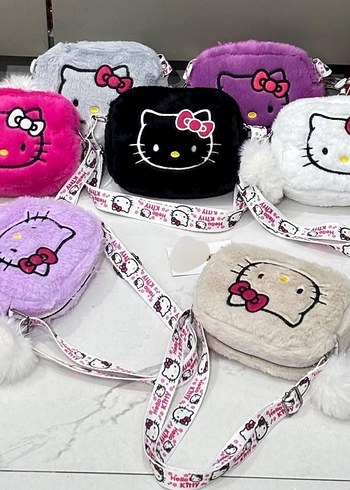 Siyah Hello Kitty Kedi Tasması - Görsel 2