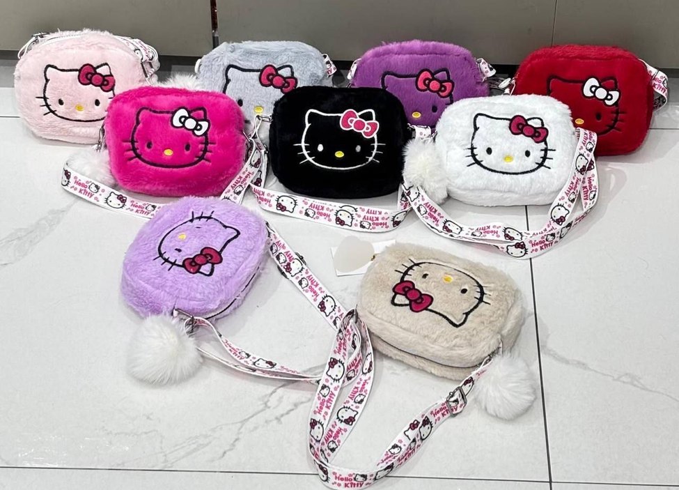 Siyah Hello Kitty Kedi Tasması - Görsel 2