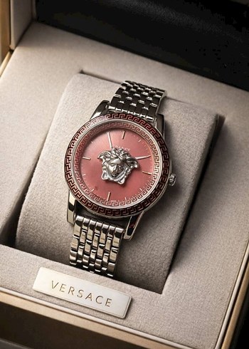 Versace Siyah Gotik Kadın Saat - Görsel 4