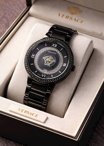 Versace Siyah Gotik Kadın Saat - Görsel 2