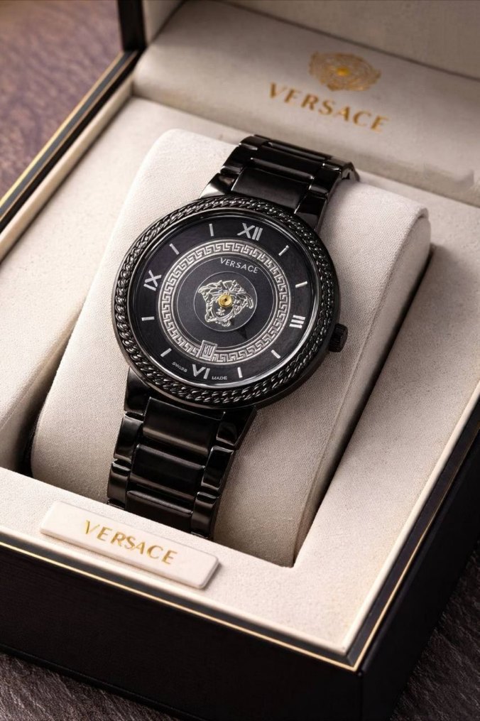 Versace Siyah Gotik Kadın Saat - Görsel 2