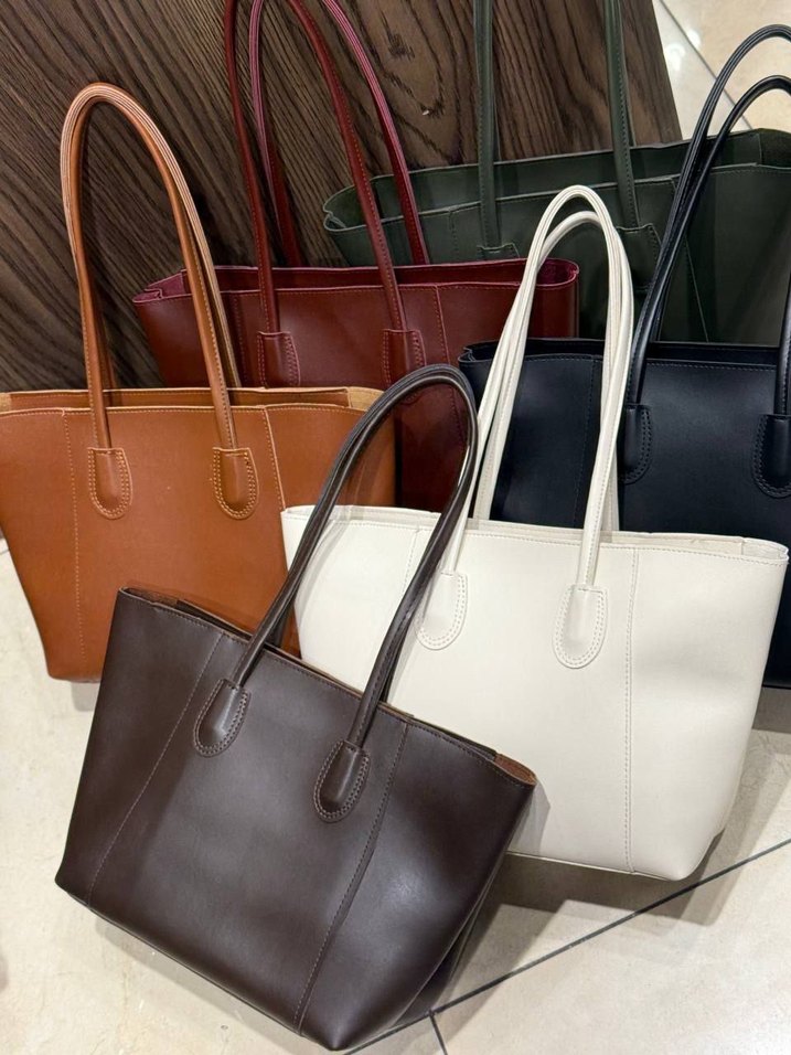 Kahverengi Deri Kadın Çanta - Görsel 3