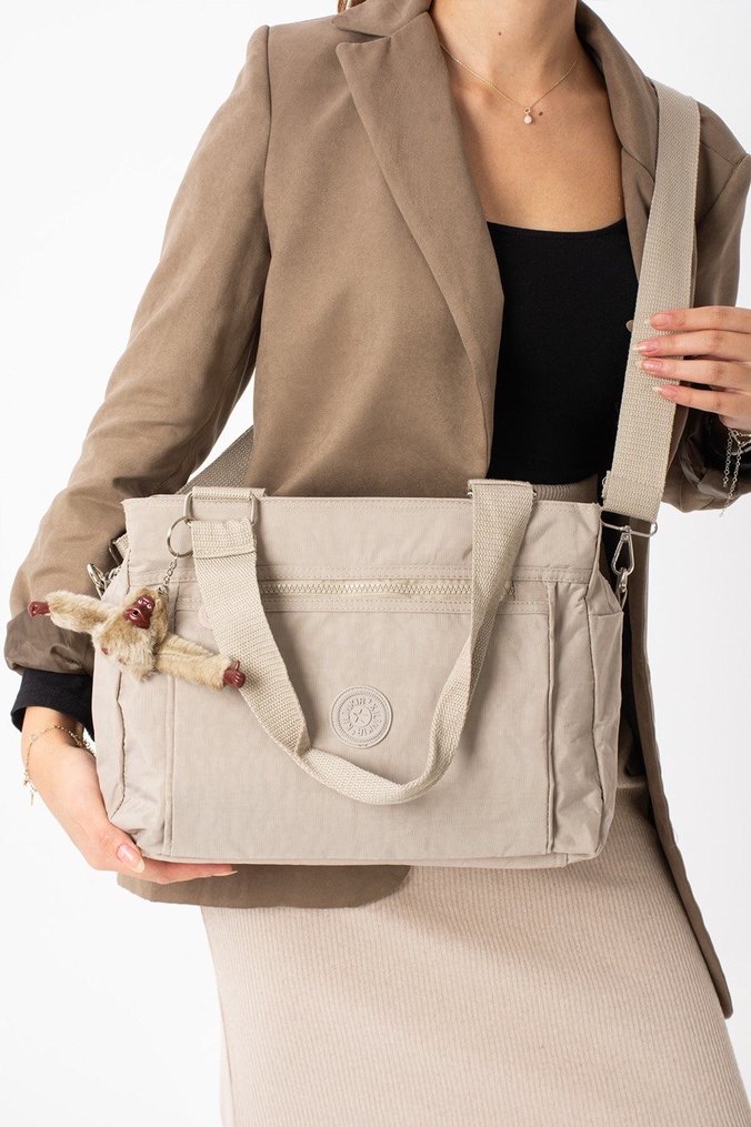 Mavi Bağcıklı Kadın Çapraz Çanta - Görsel 2