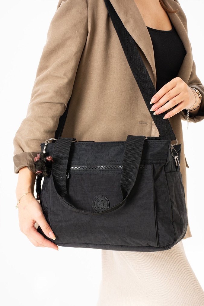 Mavi Bağcıklı Kadın Çapraz Çanta - Görsel 4