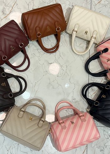 Pembe Zebra Desenli Kadın El Çantası - Görsel 5