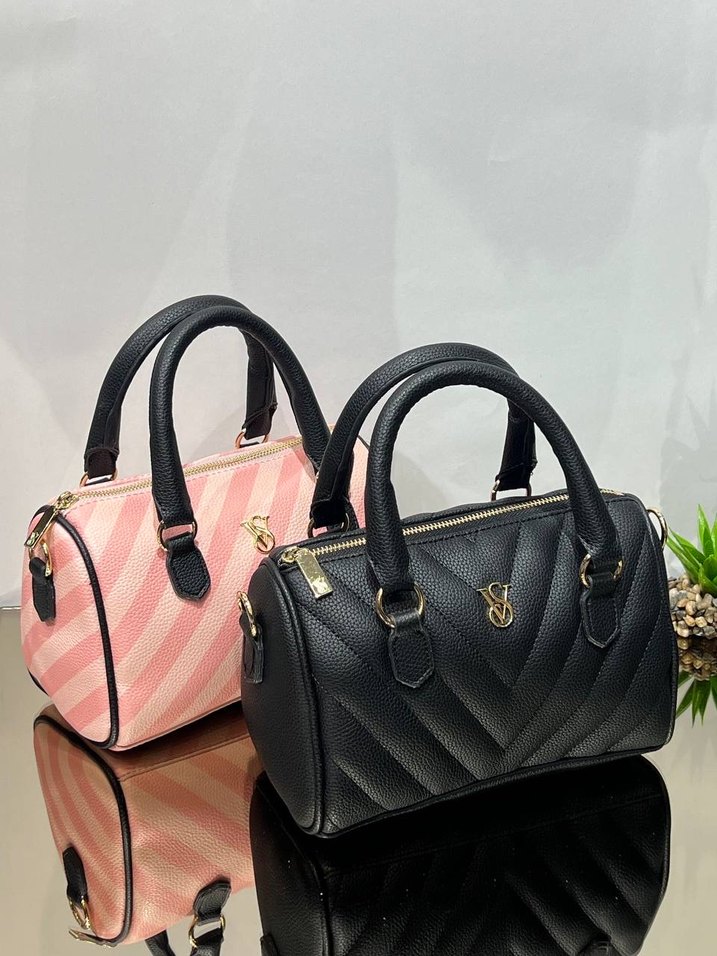 Pembe Zebra Desenli Kadın El Çantası - Görsel 3