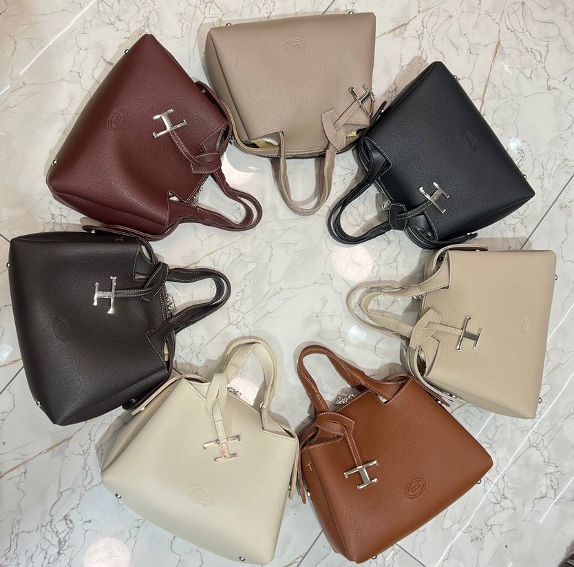 Bej Deri Kadın El Çantası - Görsel 3