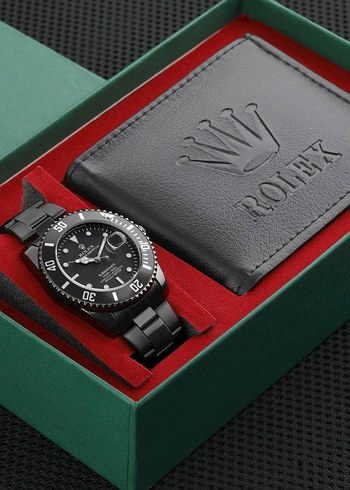 Rolex Erkek Klasik Mavi Saat - Görsel 5