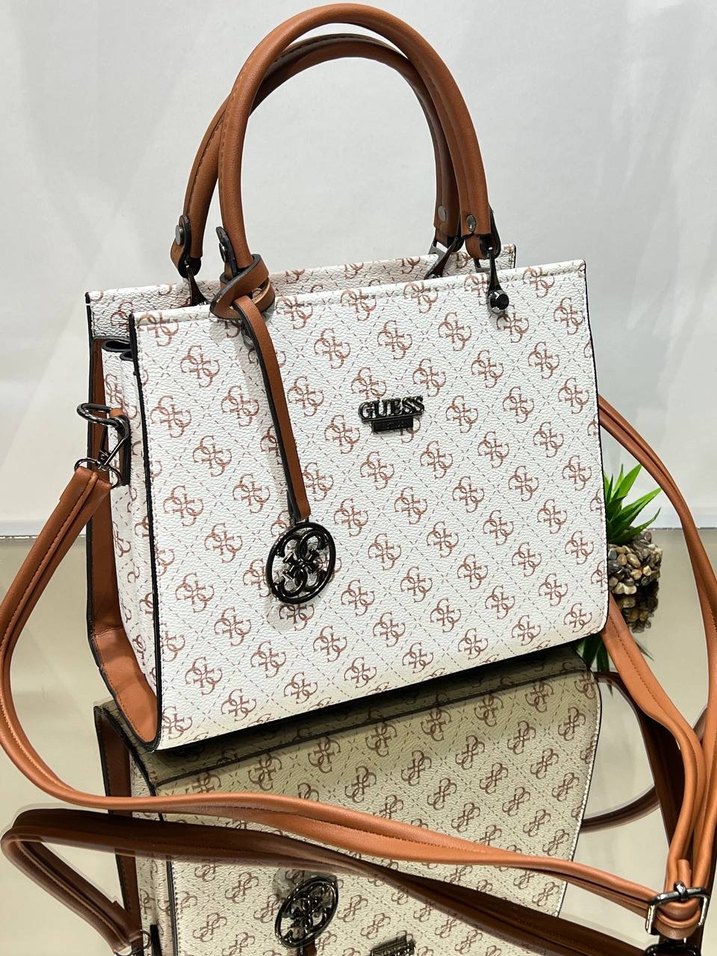 Gri Desenli Kadın İş Çantası momy - Görsel 3