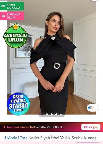 Diğer Siyah Midi Klasik Abiye Elbise