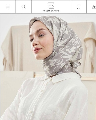 Vakko Fresh Scarfs Pamuk İpek