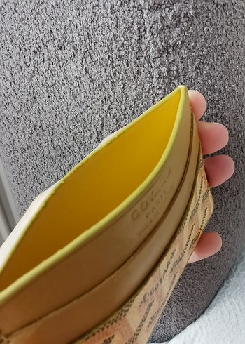 Hakiki Deri Sarı Kartlık - Görsel 4