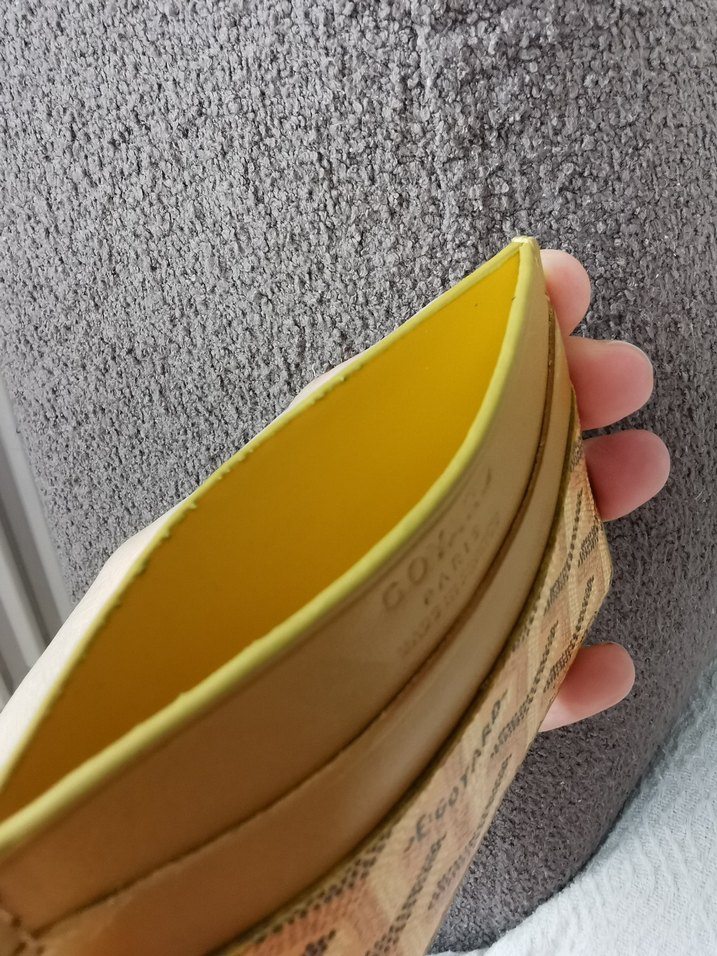 Hakiki Deri Sarı Kartlık - Görsel 4