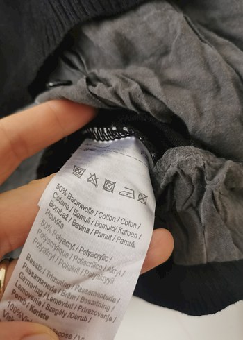 Gri Düğmeli Rahat Kesim - Görsel 4