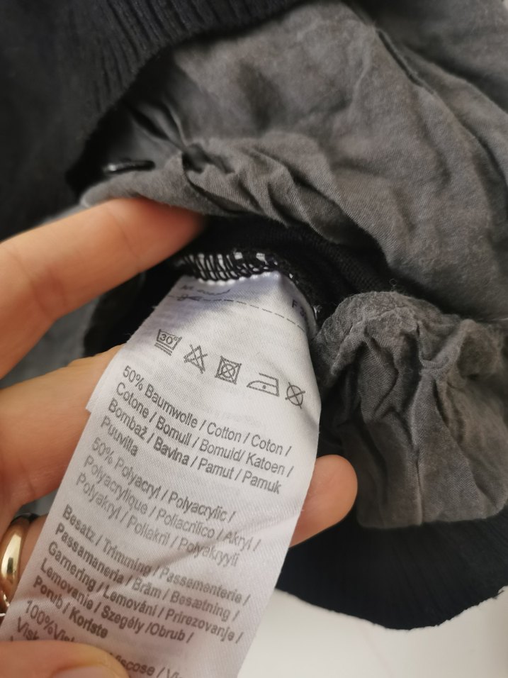 Gri Düğmeli Rahat Kesim - Görsel 4