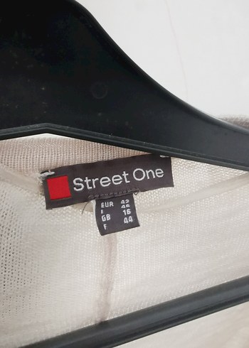 Bej Keten Salaş Midi Hırka - Görsel 4