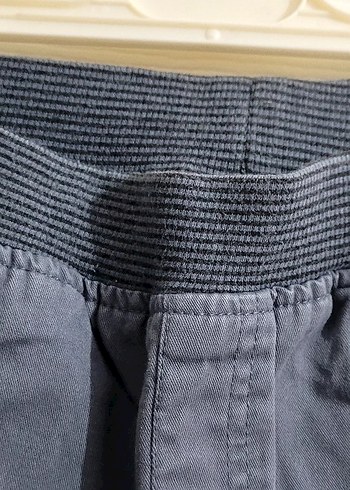 9 Yaş Beden Gri Erkek Çocuk Bol Kesim Kot Pantolon