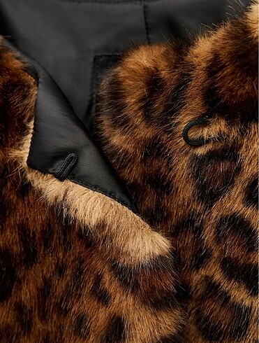 xs Beden Zara leopar viral kürk