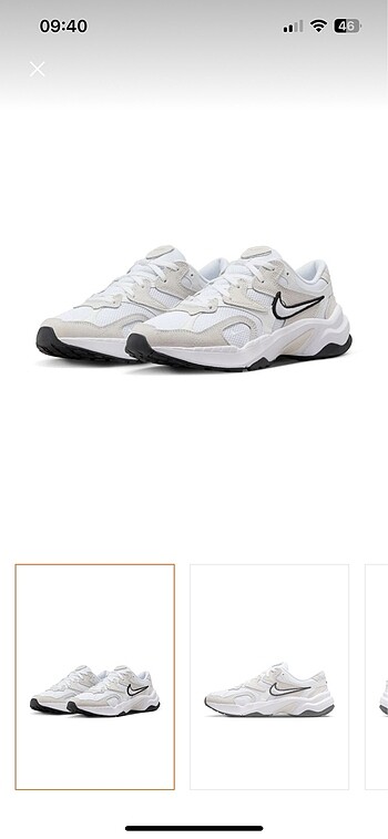 Nike Nike beyaz spor ayakkabı