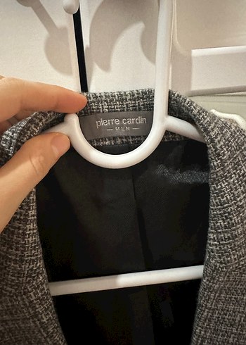 Gri Erkek Düğmeli Midi Ceket - Görsel 4