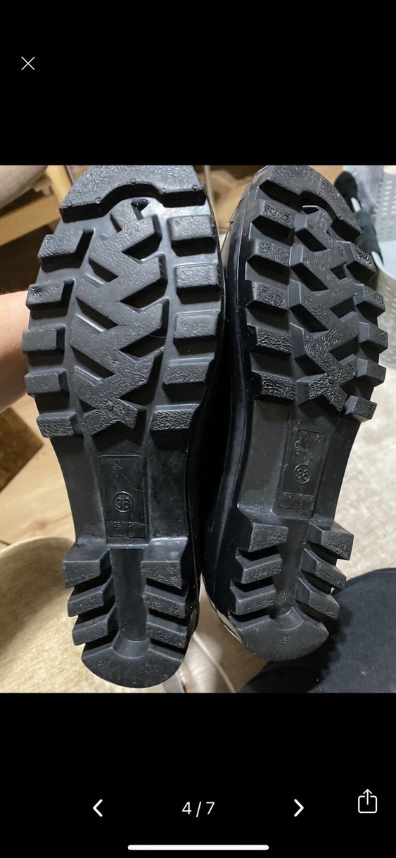 Kadın Siyah Gri Desenli Stiletto Çizme - Görsel 4