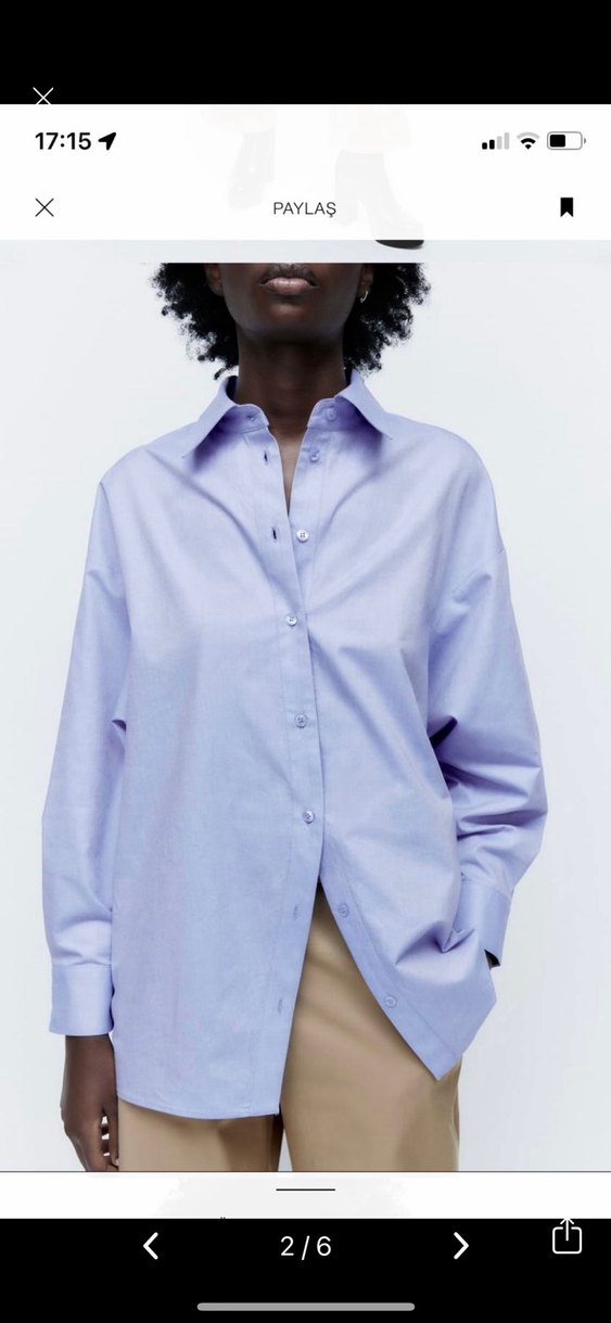 Kadın Bej Pamuklu Düz Kesim Pantolon - Görsel 2